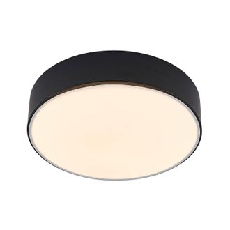Lindby Lindby L&aacute;mpara De Techo Led simera En Negro Pl&aacute;stico