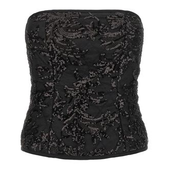 Le Twins Sleeveless Tops, female, Black, XS, Elodie Top