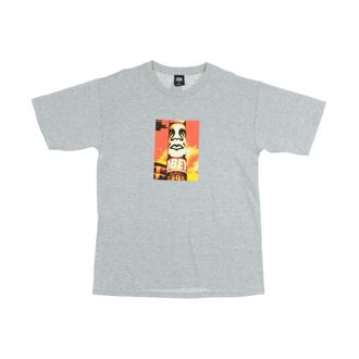 Obey T-Shirts, male, Gray, Size: XL Heather Grey T-shirt 30 Years