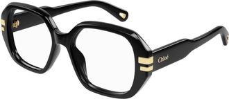 Chlo&eacute; Stijlvolle Brillen - Dames - Brillen - Zwart - 53 MM - Accessoires