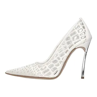 Casadei Dames, Schoenen, Wit, Maat: 37 EU Leer