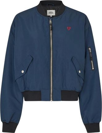 Lollys Laundry Liw Bomber Jacket - - Jackets - Donna - Blu - L