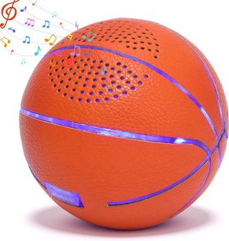 OEM Altavoz Bluetooth Blue Ball - Bola Azul Luminosa Con Altavoz Incorporado - El Regalo Perfecto Para Los Aficionados Al Baloncesto