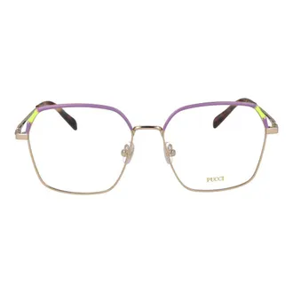 Emilio Pucci PU-1066373 Metal Square-Frame Eyeglasses - Rose gold
