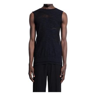 Halos Sleeveless Tops, male, Black, L, Eva Vest