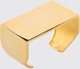 Federica Tosi Bracciale rigido Lily in ottone con design rettangolare