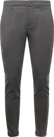 Dondup Heren, Broeken, Grijs, Maat: W32 Wol