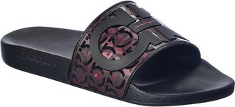 Ferragamo Groove 16 Rubber Slide