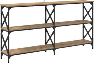 vidaXL Vidaxl Tavolo Consolle Rovere Artigianale 156 X 28 X 80,5 Cm