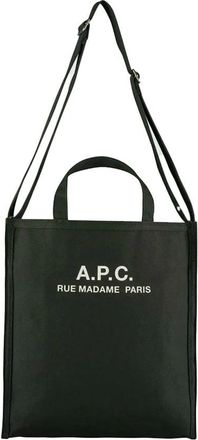 A.P.C. A.p.c. - Recuperation Shopping Bag - Dames - Tassen - Zwart - Maat: ONE Size Katoen