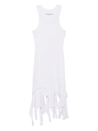 Alexander Wang deconstructed cotton minidress - White