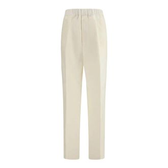 Laneus Straight Trousers, male, Beige, Size: M Straight Trousers