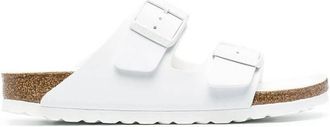Birkenstock Sandalen Arizona Birko-Flor Narrow - Dames - Sandalen - Wit - 36 EU - Schoenen