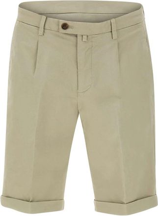 BRIGLIA 1949 Bg 101 Chino Shorts - Heren - Korte Broeken - Groen - L - Katoen - Korte Broeken