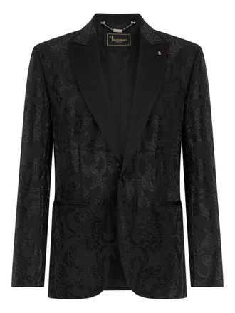 Billionaire Boys Club brocade strass blazer - Zwart