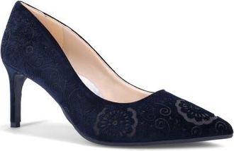 Ron White x Devil Wears Prada Pointed Toe Pump in French Navy at Nordstrom, Size 7.5-8Us