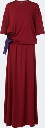 Balenciaga Bow-detail jersey T-shirt dress