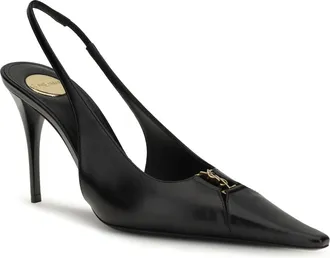 Saint Laurent Womens Babylon Pumps Nero High Heel Shoes