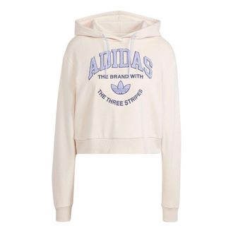 adidas (WMNS) adidas originals Varsity Graphic Hoodie Asia Sizing White IR6035