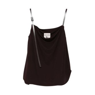 Semicouture Kayly Top - female - Semicouture - Sleeveless Tops - Brown - M - Tops