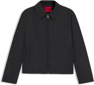 HUGO BOSS Regular-fit jacket in stretch cotton