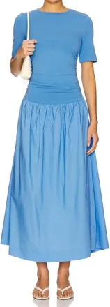 Never Fully Dressed Grace Dress In Cornflower Blue