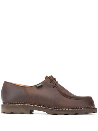 Paraboot Brown Leather Dress Shoes