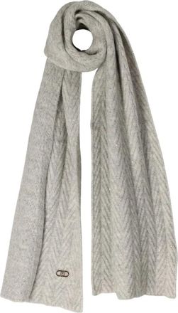 Liu Jo Sciarpa Filo Paillettes - Dames - Wintersjaals - Grijs - ONE Size - Pailletten - Accessoires