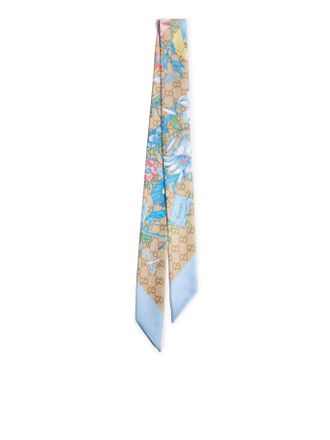 Gucci FLORA SCARF IN PRINTED SILK - Gucci - Woman