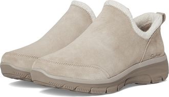 Skechers Easy Going - Sweet Behavior Womens Boots Taupe : 6.5 B - Medium, Suede