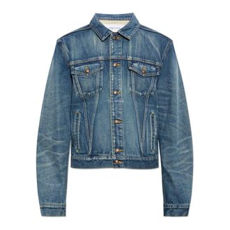 Alexander McQueen Heren, Jassen, Blauw, Maat: 2XL Denim