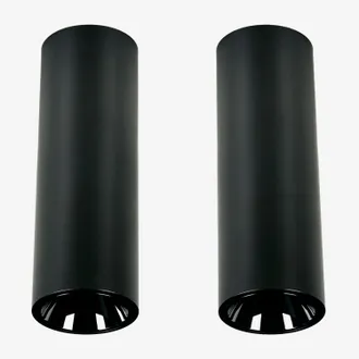 Sklum Pack Di 2 Applique Da Soffitto Led A Superficie Rotondi &Oslash;7,2 Cm In Alluminio Luisiana Sklum