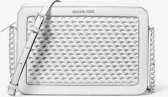 Michael Kors White Fur Shoulder Womens Bag