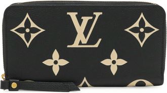 Louis Vuitton Monogram Empreinte Beige Bicolor Black Monogram Empreinte Coin Purse/Coin Case (Pre-Owned)