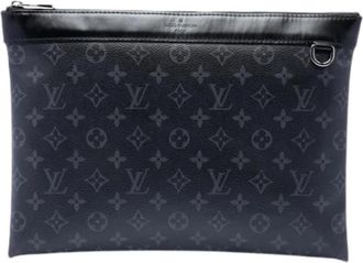 Louis Vuitton Pre-owned Discovery Pochette GM - Dames - Vintage Clutch - Zwart - ONE Size - Leer - Vintage