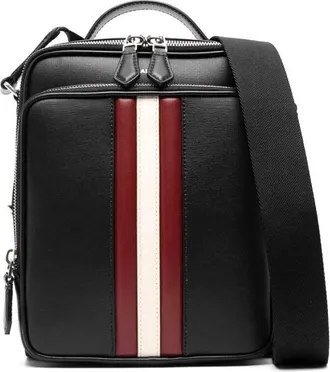 Bally Mythos Stripe Leather Crossbody Bag
