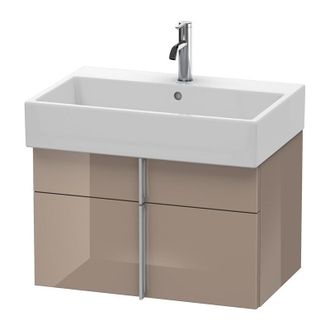 Duravit Duravit Vero Air Mueble De Pared 68,4 X 43,1 Cm, 1 Caj&oacute;n, 1 Extra&iacute;ble, Para Vero Air 235070, Color (frente/cuerpo): Cappuccino Laca Alto Brillo - Va65
