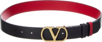 Valentino Vlogo Signature 30 Reversible Leather Belt
