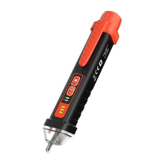 OEM Detector De Voltaje Sin Contacto, Comprobador De Voltaje Con Doble Sensibilidad 12/48v-1000v, Prueba De Cable Vivo/neutro, Zumbador Audible Y Visual, 