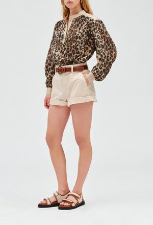 Claudie Pierlot Short coton beige