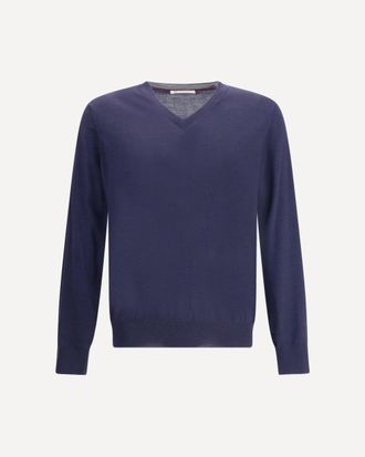 Brunello Cucinelli Ultrafine virgin wool Sweater Male 56