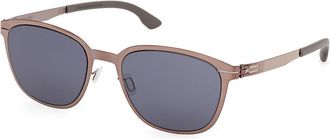Ic! Berlin IC0059 Anton 66A Mens Sunglasses Brown Size 54