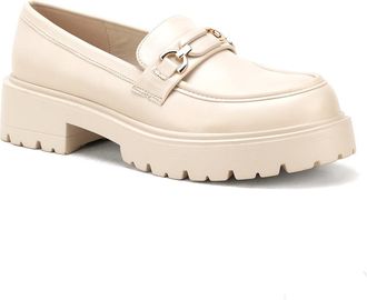 Unze Women Alivia Everyday Wear Moccasins UK Size 3-8 Off-White