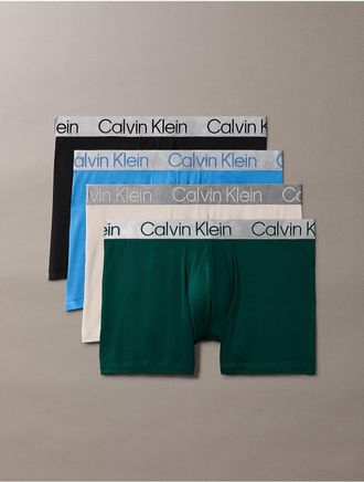 Calvin Klein Mens Chromatic 4-Pack Trunk - Multi - XL