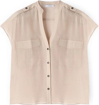Motivi Mujer, Blusas y Camisas, Beige, Talla: XS
