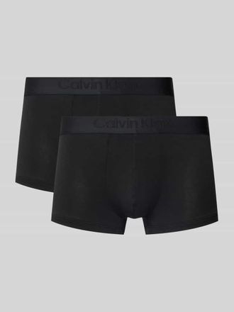 Calvin Klein Underwear Trunks mit elastischem Logo-Bund im 3er-Pack in Black, Gr&ouml;&szlig;e XXL