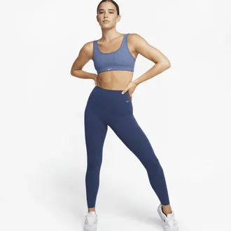 Nike Womens Zenvy High-Waisted Full-Length Leggings in Blue | DQ6013-410