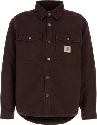 Carhartt Work in Progress Selby Shirt Jac - Heren - Zomerjassen - Bruin - S - Katoen - Jassen