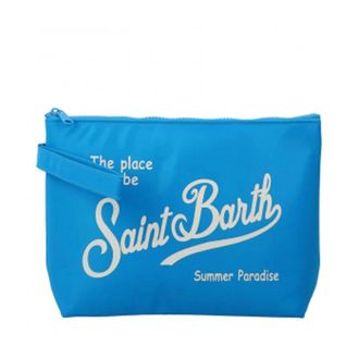 MC2 Saint Barth Clutches, female, Blue, Size: ONE SIZE Aline Nylon Clutch Bag