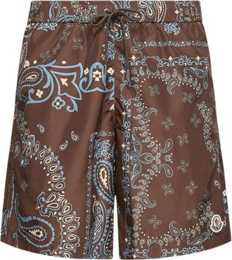 Moncler Moncler Floral Swim Shorts, Men, Multicolor, Size: Xxl